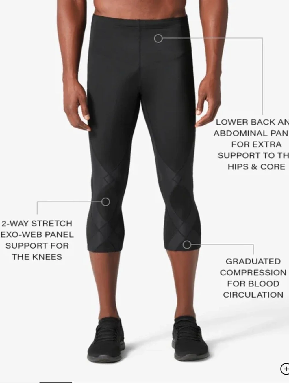 CW-X Stabilyx 3/4 Compression Tights Men's XXL
